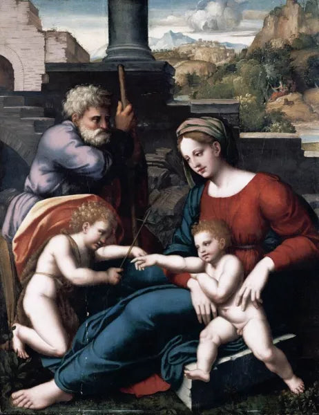 The Holy Family with the Infant St John