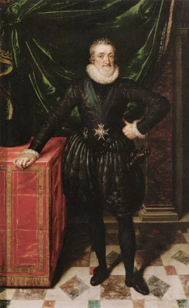 Henry IV, King of France in Black Dress