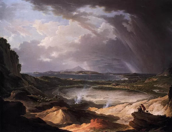 The Campi Phlegraei near Naples and the Bay of Baiae