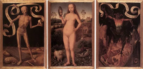 Triptych of Earthly Vanity and Divine Salvation Front