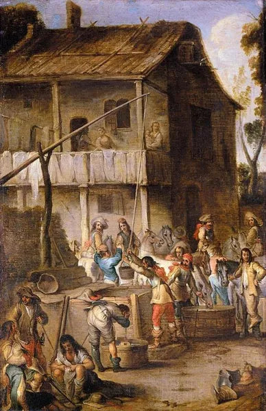 Soldiers Before a Tavern