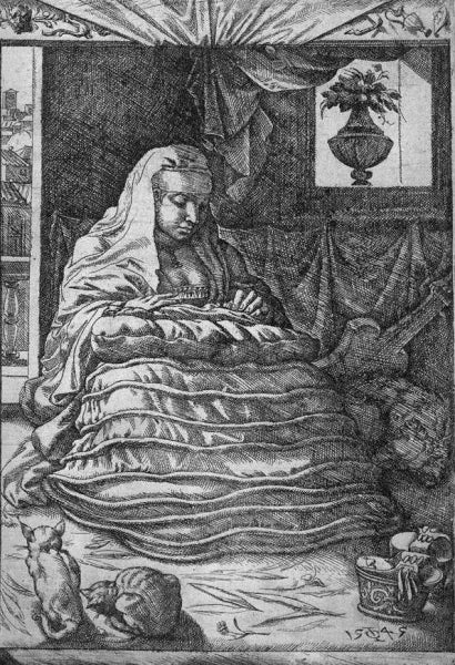 Seated Oriental Woman