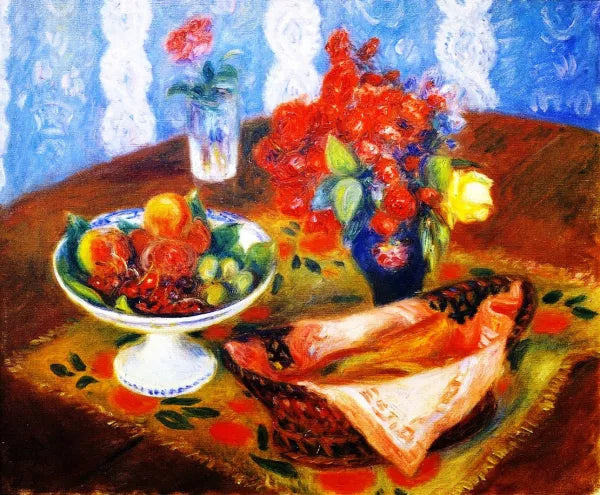 Still Life with Roses and Fruit