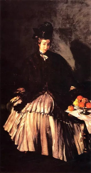 The Artist's Wife, Eliza Ferguson, in Her Wedding Dress