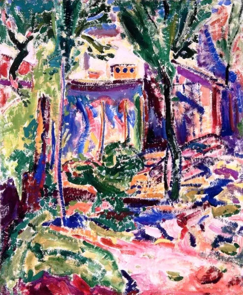 Landscape with Houses and Wall, Frost and Fog, Eragny