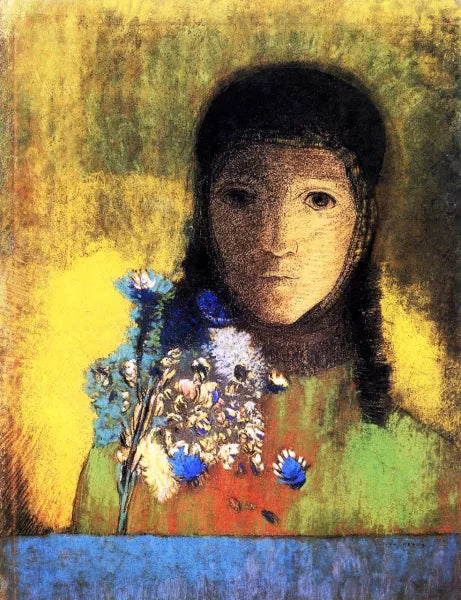 Woman with Wild Flowers