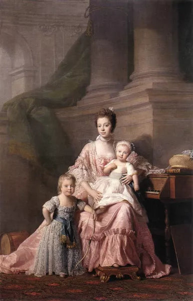 Queen Charlotte with Her Two Children