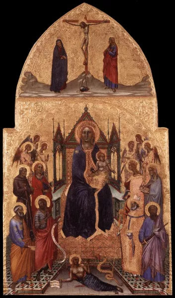 Virgin and Child with Angels and Saints