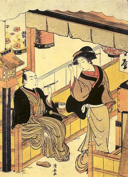 Tea-Stall Girl with Guest