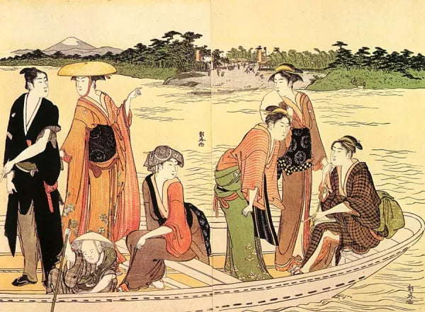 Ferry Across the Rokugo River