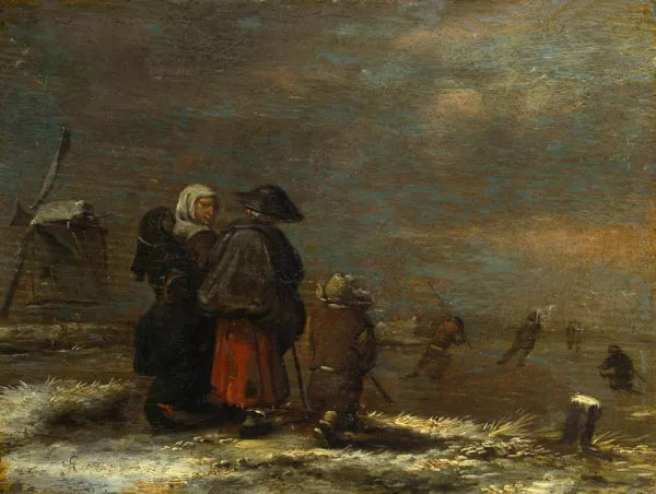 Winter Landscape with a Windmill