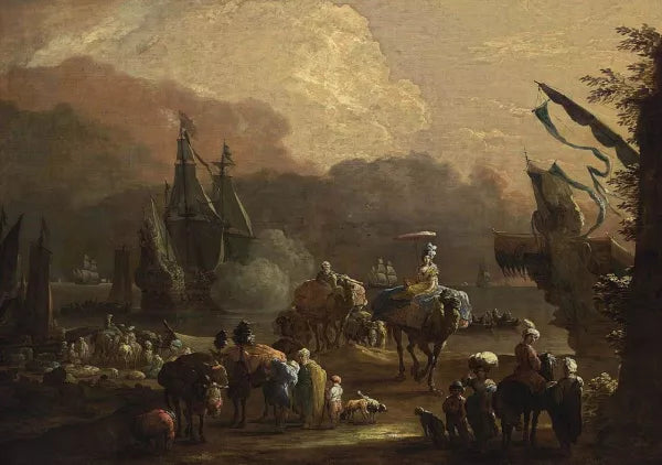 A Mediterranean Harbour Scene