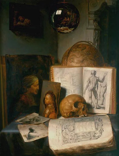 Vanitas Still-Life with a Skull