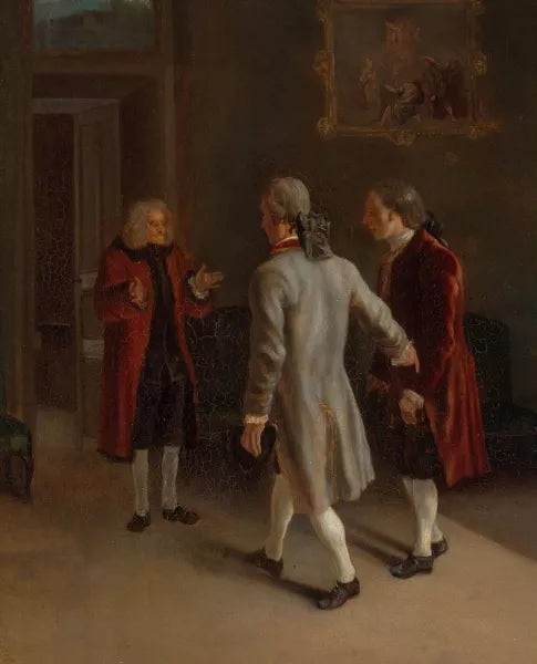 Voltaire Welcoming His Guests