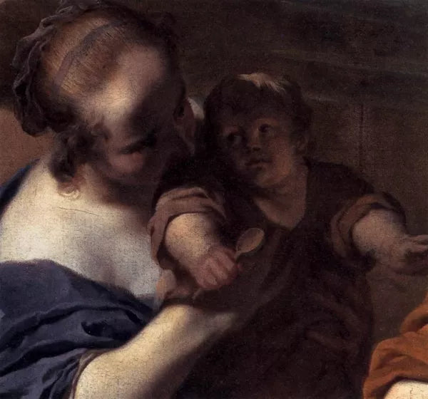 St Paul Healing the Cripple at Lystra Detail