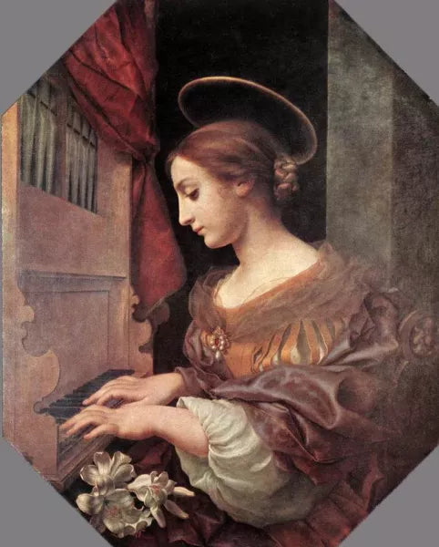 St Cecilia at the Organ