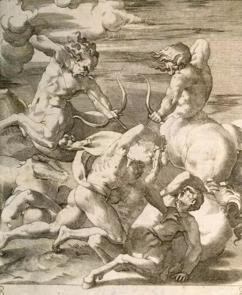 Battle Between Hercules and Centaurs