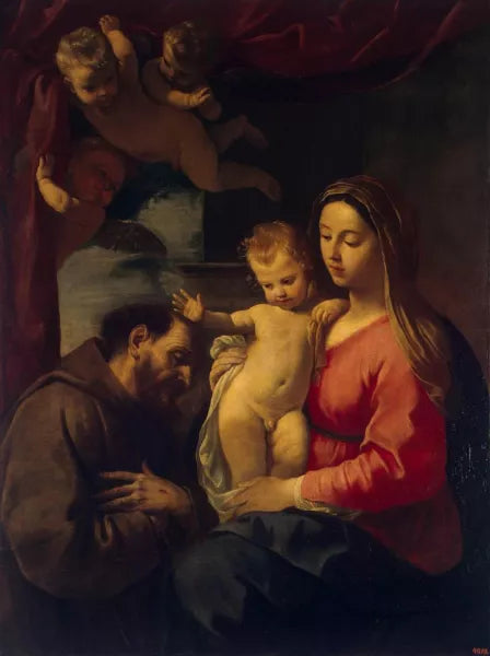 Virgin and Child with St Francis of Assisi