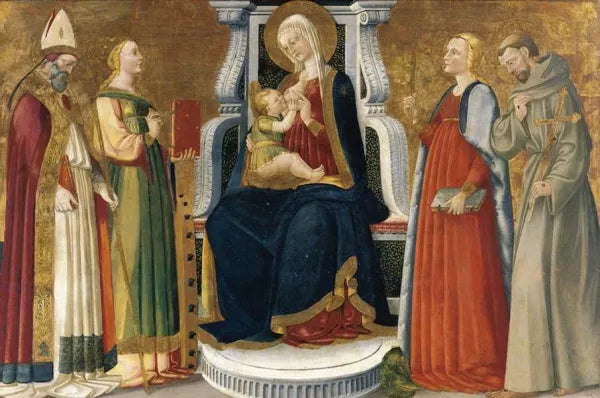 Madonna and Child Enthroned with Saints