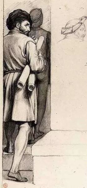 Two Men Ascending a Stair