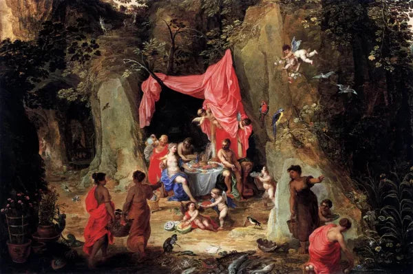 Odysseus as a Guest of the Nymph Calypso