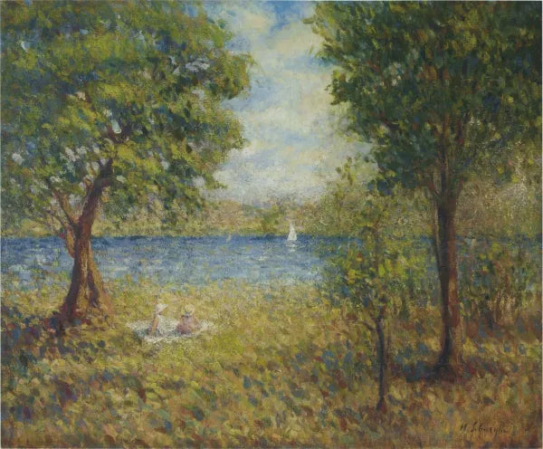 Two Girls by the Eau River