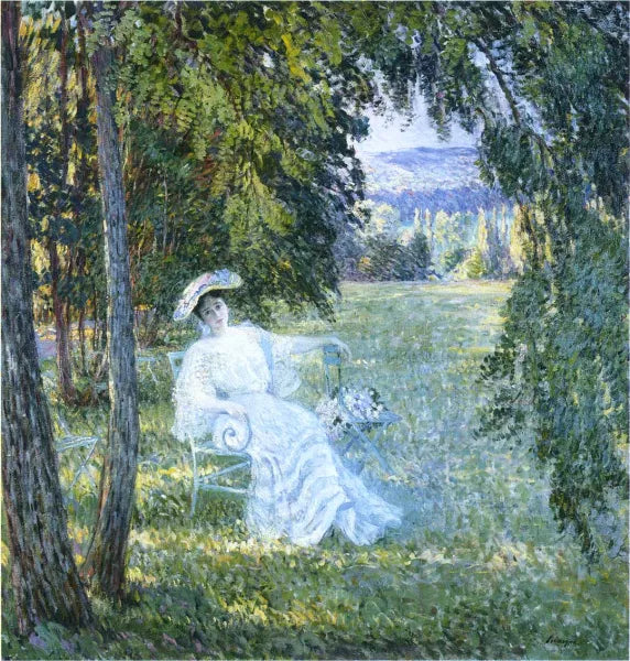 Madame Vian Seated in the Park
