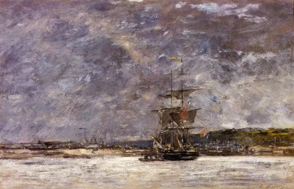 The Coast of Brest on the Bay also known as Estuary near Camaret