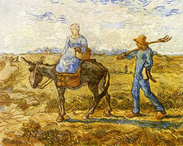 Morning: Peasant Couple Going to Work after Millet