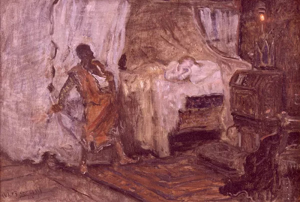 Otelo y Desdemona Boceto