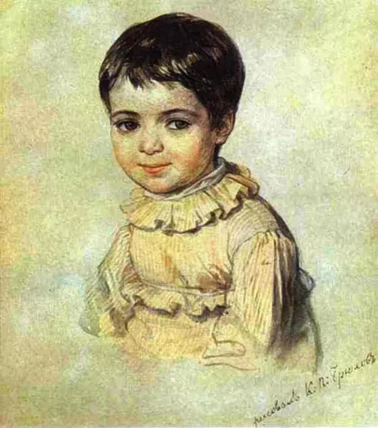 Portrait of Maria Kikina as a Child