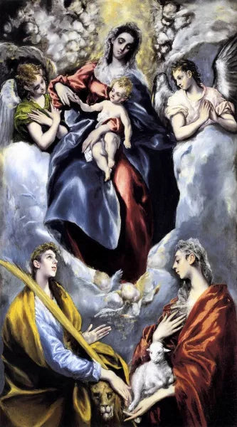 The Virgin and Child with St Martina and St Agnes