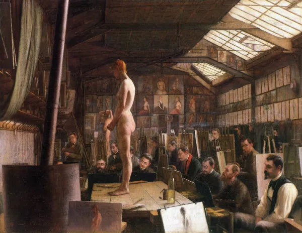 Bouguereau's Atelier at the Acadeemie Julian, Paris