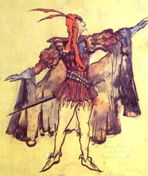 Costume design for Arrigo Boito's opera Faust