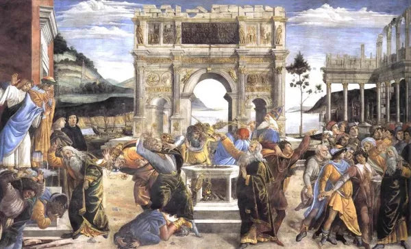 The Punishment of Korah and the Stoning of Moses and Aaron