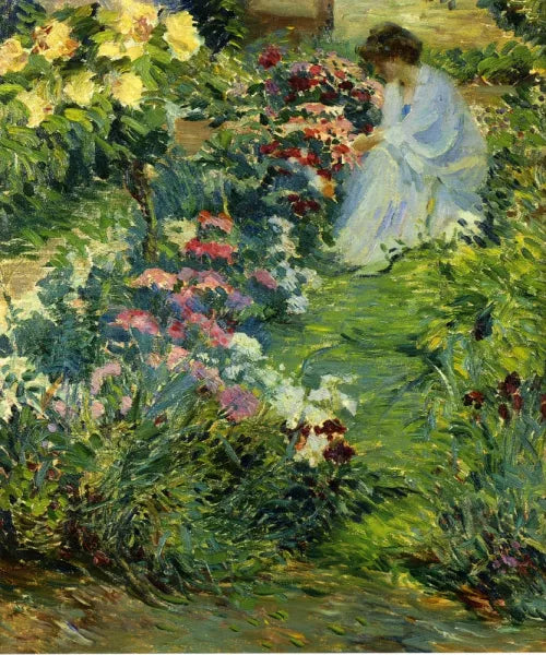 Woman in a Garden