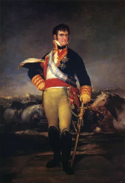 Fernando VII in an Encampment