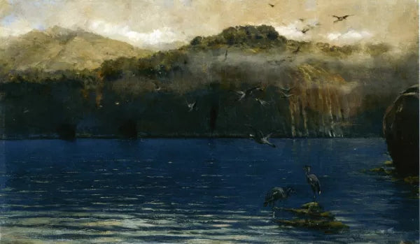 Herons Along the Amalfi Coast