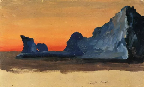 Icebergs at Midnight, Labrador