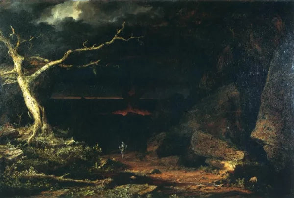 Christian on the Borders of the Valley of the Shadow of Death, Pilgrim's Progress