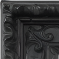 Antique Black Carved Pine (93867)