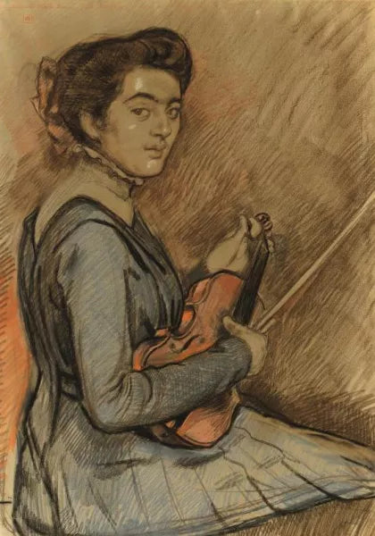 Theo Van Rysselberghe, Rene Drouet au Violon