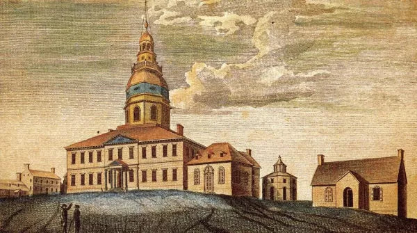 A Front View of Statehouse at Annapolis