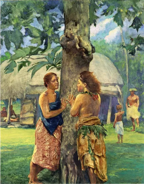Portrait of Faase, the Taupo of Fagaloa Bay, Samoa