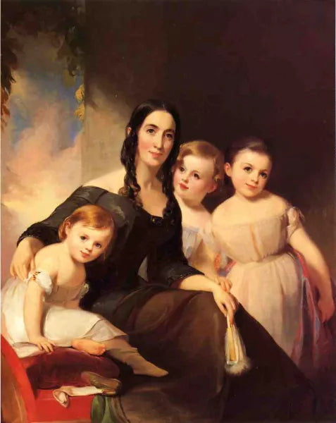 Portrait of Mrs. James Robb and Her Three Children