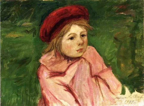 Little Girl in a Red Beret