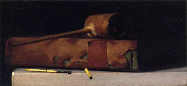 Still Life with Pipe and Book