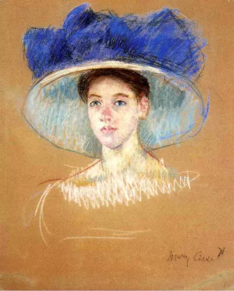 Woman's Head with Large Hat