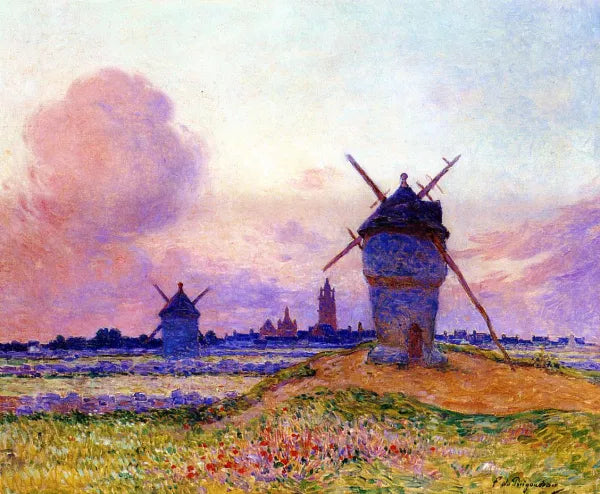 Sunset at Bourg de Batz, Brittany