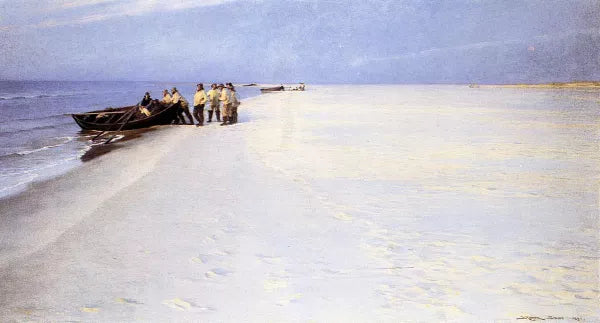 Fishermen on the Beach at Skagen